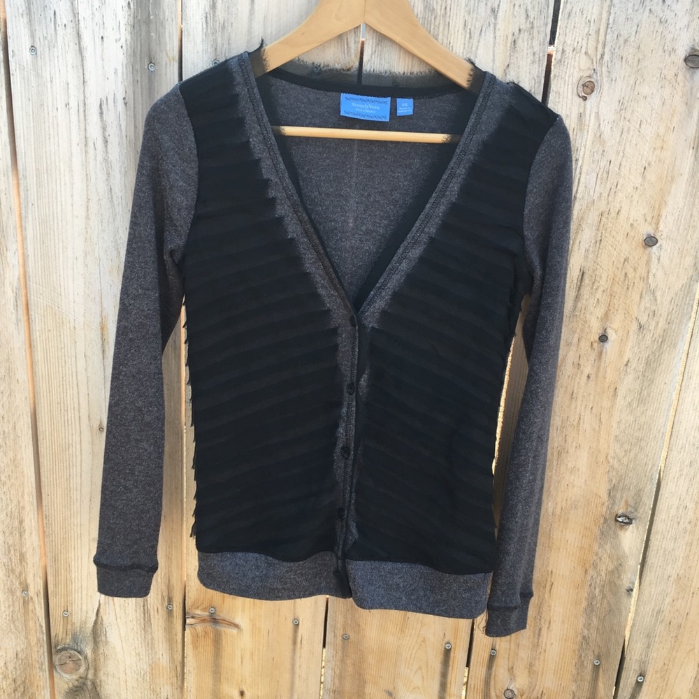 Simply Vera, Vera Wang, Black Cardigan, XS